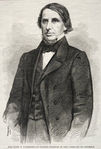 Honzo Elihu B. Washburne z Illinois, předseda výboru pro obchod, 1860. od Winslow Homer