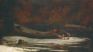 Hound and Hunter, 1892. od Winslow Homer