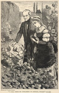 "Nazývám je svými dětmi - pro sebe, Susan.", z časopisu The Galaxy, říjen 1869 od Winslow Homer