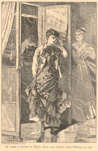 Přišla Bouře větru, deště a spreje – a Portia., z Galaxie, prosinec 1869 od Winslow Homer