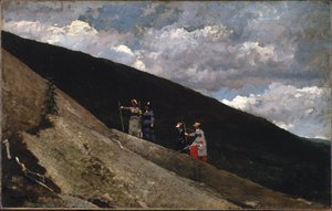 V horách od Winslow Homer