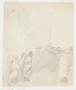Muži a ženy, kteří se dívají na moře, Cullercoats, Anglie od Winslow Homer