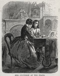 Paní Otcheson u klavíru, 1860. od Winslow Homer