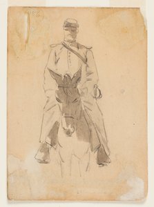 Důstojník a vedoucí koně od Winslow Homer