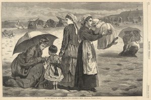 Na pláži v Long Branch od Winslow Homer