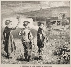 Na cestě k jezeru George, 1869. od Winslow Homer