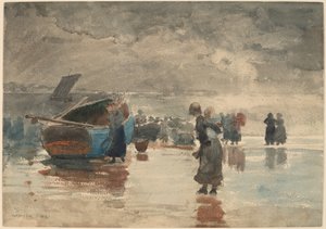 Na píscích od Winslow Homer