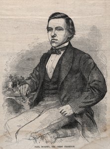 Paul Morphy, šampion v šachu, 1859. od Winslow Homer