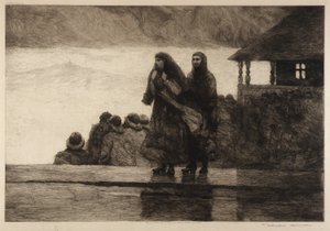 Nebezpečí na moři od Winslow Homer
