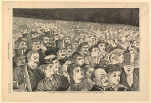 Tisk, Ohňostroj v noci ze 4. na 5. července, červenec 1868 od Winslow Homer