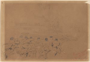 Rebel Works v Yorktown, 1862. od Winslow Homer