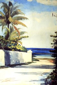 Road v Nassau, 1898-99 od Winslow Homer