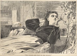 „Obrátila tvář k oknu“ od Winslow Homer