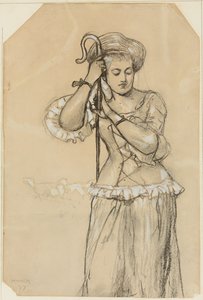 Pastýřka, 1877 od Winslow Homer