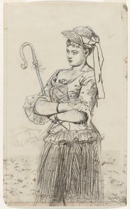 Pastýřka, c. 1878. od Winslow Homer