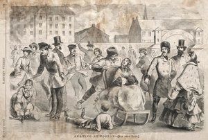 Bruslení v Bostonu, 1859. od Winslow Homer