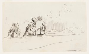 Záďový pohled na dvě kánoe od Winslow Homer