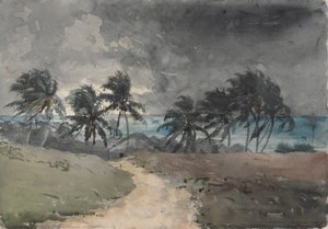 Bouře, Bahamy od Winslow Homer