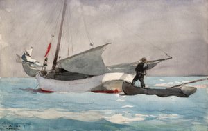 Uložení plachty od Winslow Homer