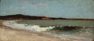 Studie pro Eagle Head, Manchester, Massachusetts, kolem roku 1869 (olej na dřevě) od Winslow Homer