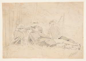 Studie na "The Fishing Party" od Winslow Homer