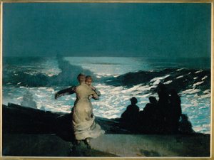 Letní noc (malba na plátně) od Winslow Homer