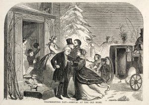 Den díkůvzdání - Příjezd do starého domova, 1858. od Winslow Homer