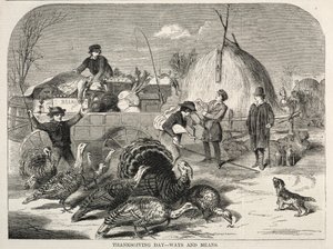 Den díkůvzdání - Prostředky a způsoby od Winslow Homer