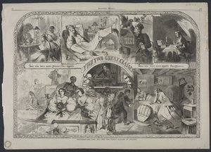 Den díkůvzdání, rok 1860 – Dvě velké společenské třídy od Winslow Homer