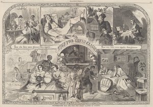 Den díkůvzdání, 1860 – The Two Great Classes of Society, publikoval 1860. od Winslow Homer