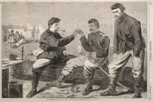 Den díkůvzdání v armádě - po večeři:  Kosti přání od Winslow Homer