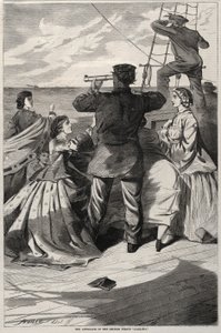 The Approach of the British Pirate Alabama, 1863. od Winslow Homer