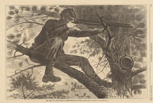 Armáda Potomac - Ostrý střelec na Piket Duty, 1862. od Winslow Homer