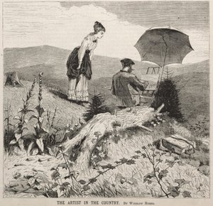 Umělec na venkově, 1869. od Winslow Homer