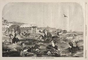 Lázně v Newportu od Winslow Homer