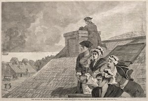 Bitva o Bunker Hill - Sledování boje z Copps Hill, v Bostonu, 1875. od Winslow Homer