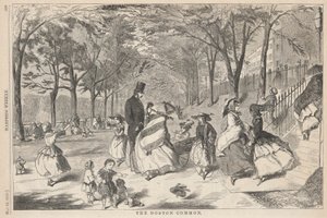 Boston Common, od Harpera od Winslow Homer
