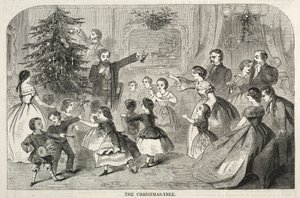 Vánoční strom, 1858. od Winslow Homer
