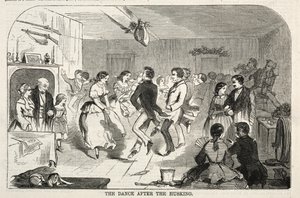 Tanec po loupání, 1858. od Winslow Homer