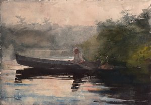 Konec dne, Adirondacks od Winslow Homer