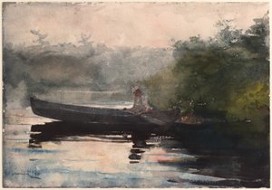 Konec dne, Adirondacks od Winslow Homer
