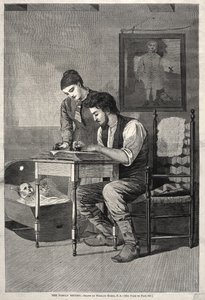 Rodinný záznam, 1875. od Winslow Homer