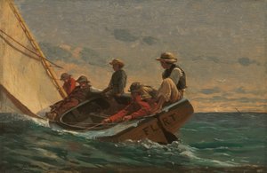 Flirt, 1874. od Winslow Homer