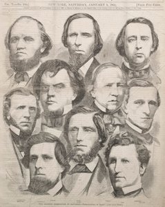 Gruzínská delegace v Kongresu, 1861. od Winslow Homer
