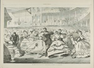 Velký ruský ples na Hudební akademii, 5. listopadu 1863 od Winslow Homer