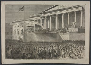 Inaugurace Abrahama Lincolna jako prezidenta Spojených států, 4. března 1861, 1861. od Winslow Homer