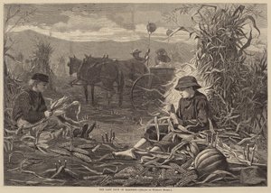 The Last Days of Harvest, publikoval 1873. od Winslow Homer