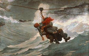Záchranné lano od Winslow Homer
