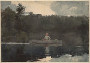 Osamělý rybář od Winslow Homer