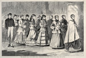Ranní procházka – Škola mladých dam Promenading the Avenue, 1868. od Winslow Homer